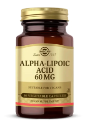 Solgar Alpha Lipoic Acid 60mg 30 Kapsül