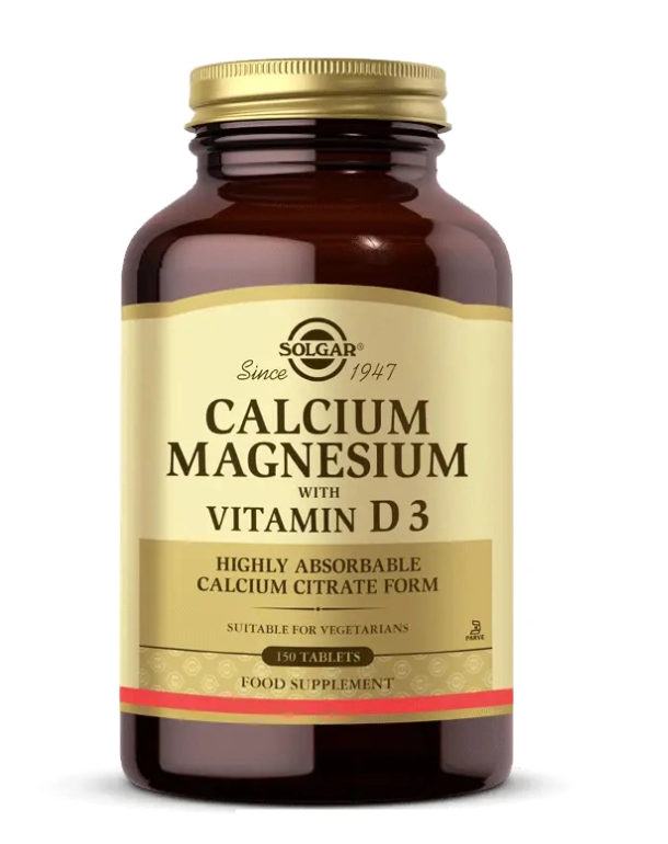 Solgar Calcium Magnesium With Vitamin D3 150 Tablet