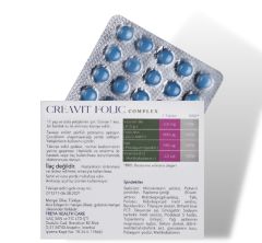 CreaVit Folic Complex Folik Asit 30 Tablet