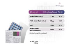 CreaVit Folic Complex Folik Asit 30 Tablet
