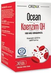 Orzax Ocean Koenzim QH 100 mg 30 Kapsül