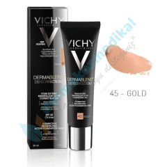 Vichy Dermablend 3 Boyutlu Düzeltici Fondöten 30ml Spf 35 Koyu Ton 45 Gold