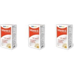 Wellcare Vitamin D3 600IU 5 ml Sprey 3'lü