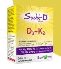 Suda-D D3 + K2 Likid Vitamin 30 ml