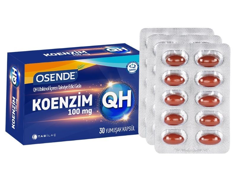 Osende Koenzim QH 100 mg 30 Yumuşak Kapsül