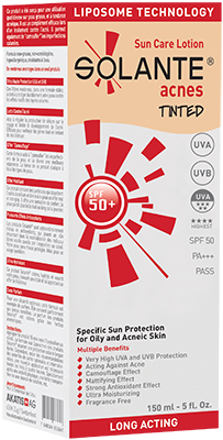 Solante Acnes Tinted Spf50 150ml