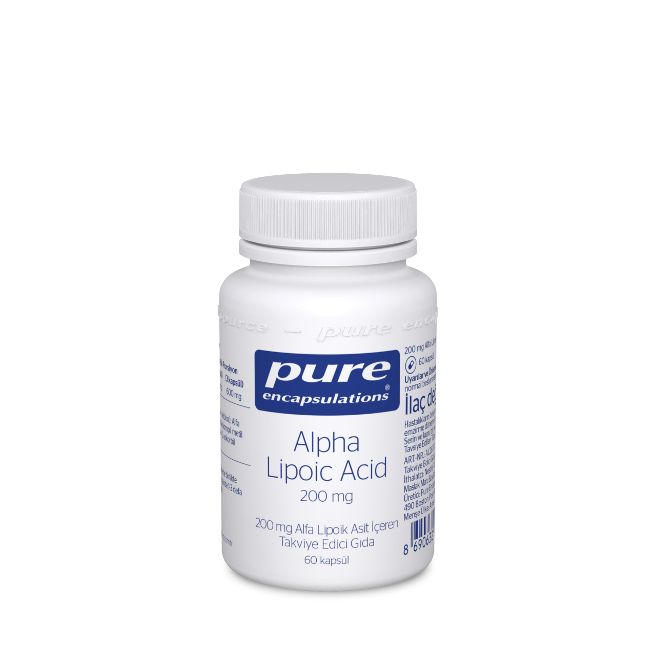 Pure Encapsulations Alpha Lipoic Acid 200mg 60 Kapsül