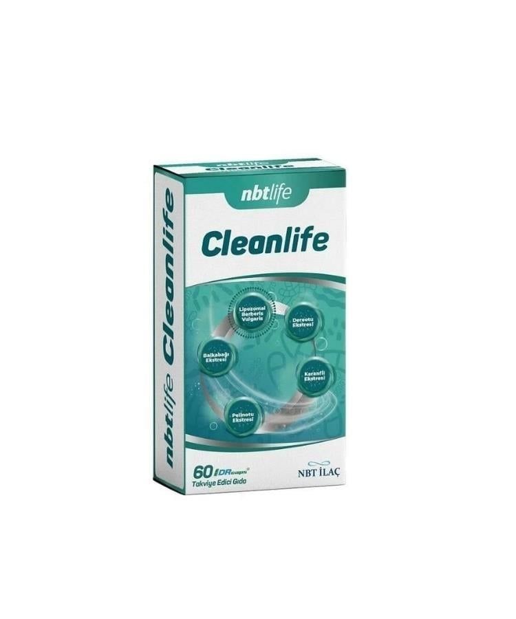 NbtLlife Cleanlife Takviye Edici Gıda 60 Kapsül