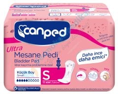 Canped Küçük(Small) Boy Ultra Mesane Pedi 12x12 (144 Adet)