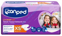 Canped Belbantlı Hasta Bezi XS (Ekstra Küçük) 30x4=120 adet