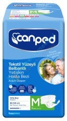 Canped Belbantlı Hasta Bezi Orta (Medium) 9x6=54 adet