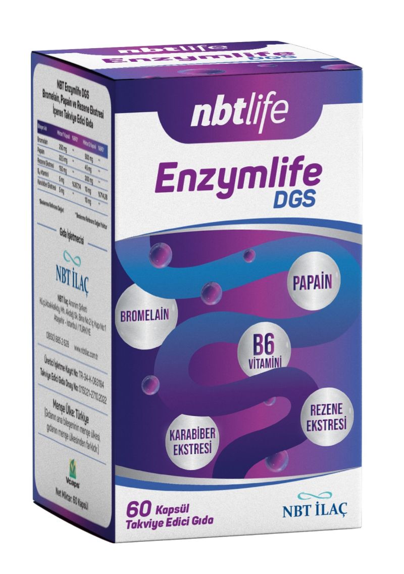 NBTLife Enzymlife DGS 60 Kapsül