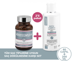 Dermoskin Medobiocomplex + Biotin Şampuan Hediyeli Paket (Kadın)