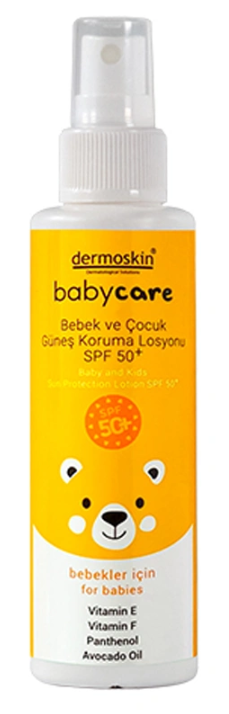 Dermoskin Babycare Bebek ve Çocuk Güneş Koruma Losyonu Spf50+ 100 ml