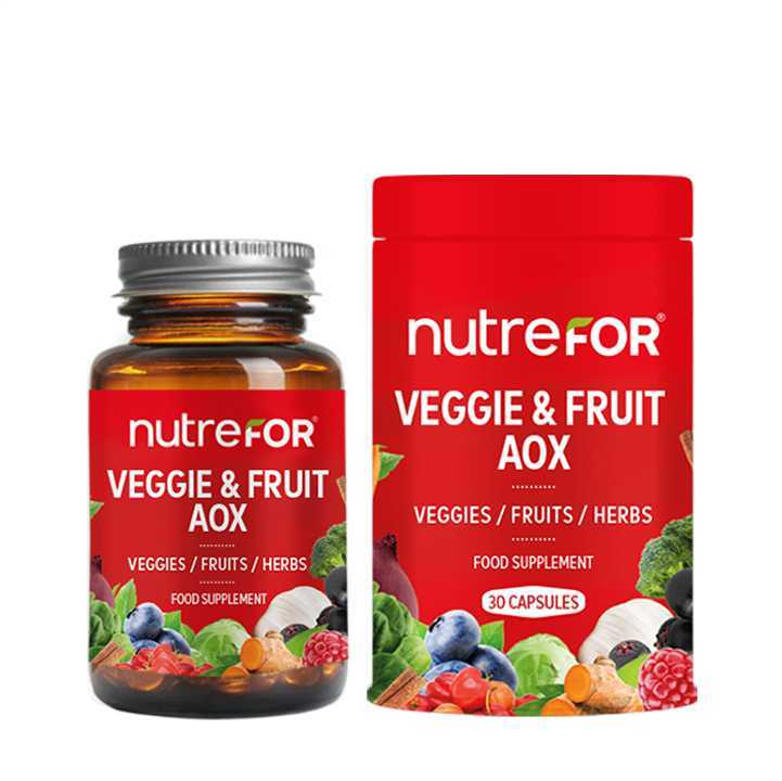 Nutrefor Veggie Fruit Aox 30 Kapsül