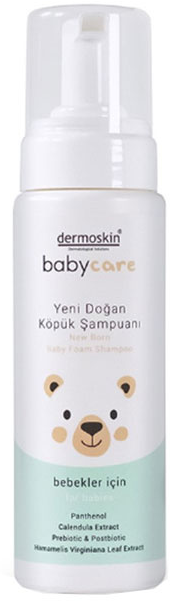 Dermoskin Babycare Yeni Doğan Köpük Şampuanı 200 ml