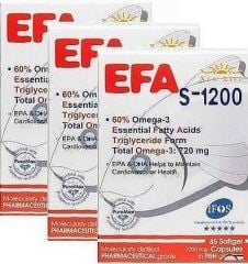 New Life EFA S-1200 Omega 3 3'lü Paket 45 Kapsül