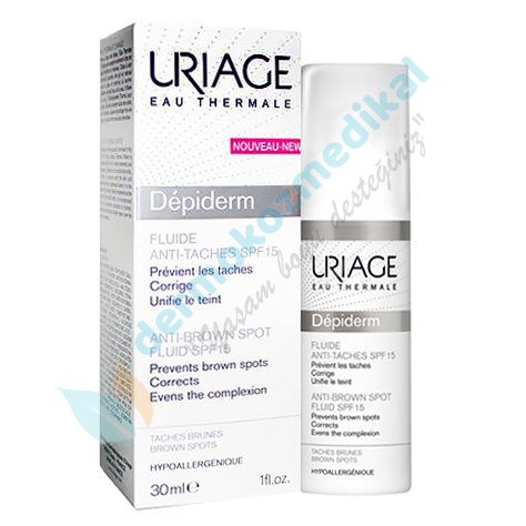 Uriage Depiderm Anti-Brown Spot Fluid Spf15 30ml ( Leke karşıtı spf 15 koruyuculu krem )