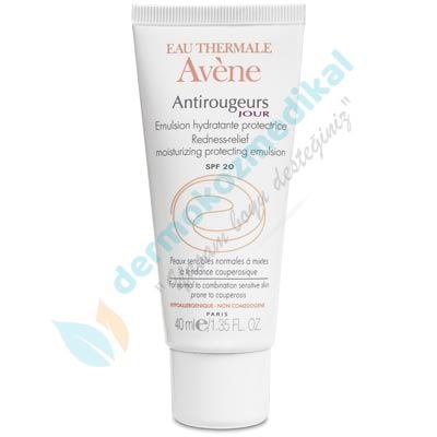 Avene Antirougeurs Jour Emülsiyon Spf 20 40 ml-Cilt Kızarıklıklarına Sahip Normal/Karma Ciltler İçin Günlük Bakım Kremi