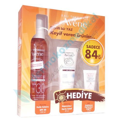 Avene Huile Solaire Spf30 Güneş Koruyucu Set