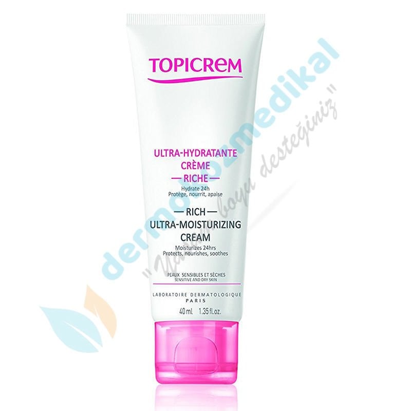 Topicrem Ultra Hydratante Ultra Moisturizing Cream Rich 40ml