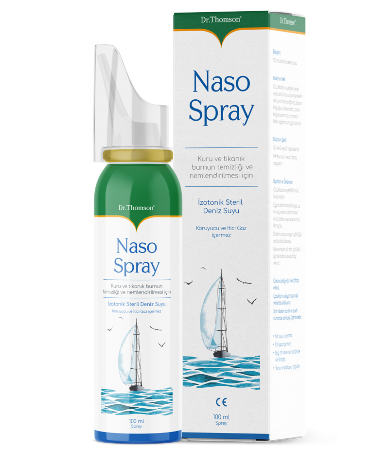 Dr. Thomson Naso Spray Izotonik Steril Deniz Suyu 100 Ml