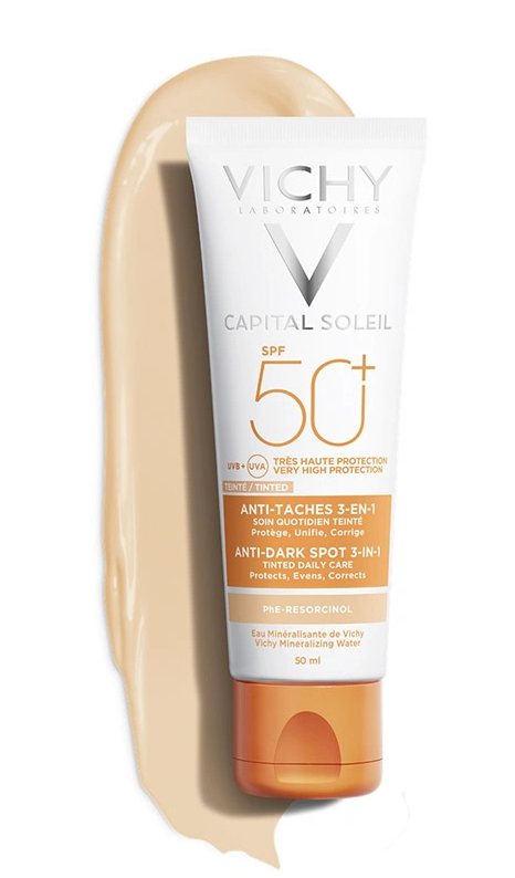 Vichy Capital Soleil Spf 50+ Anti Dark Spots Leke Karşıtı Renkli Güneş Kremi 50 ml