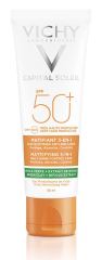 Vichy Capital Soleil Mattifying SPF 50+ Matlaştırıcı Yüz Güneş Kremi 50 ml