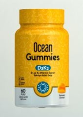 Orzax Ocean Gummies D3K2 60 Çiğnenebilir Jel Form