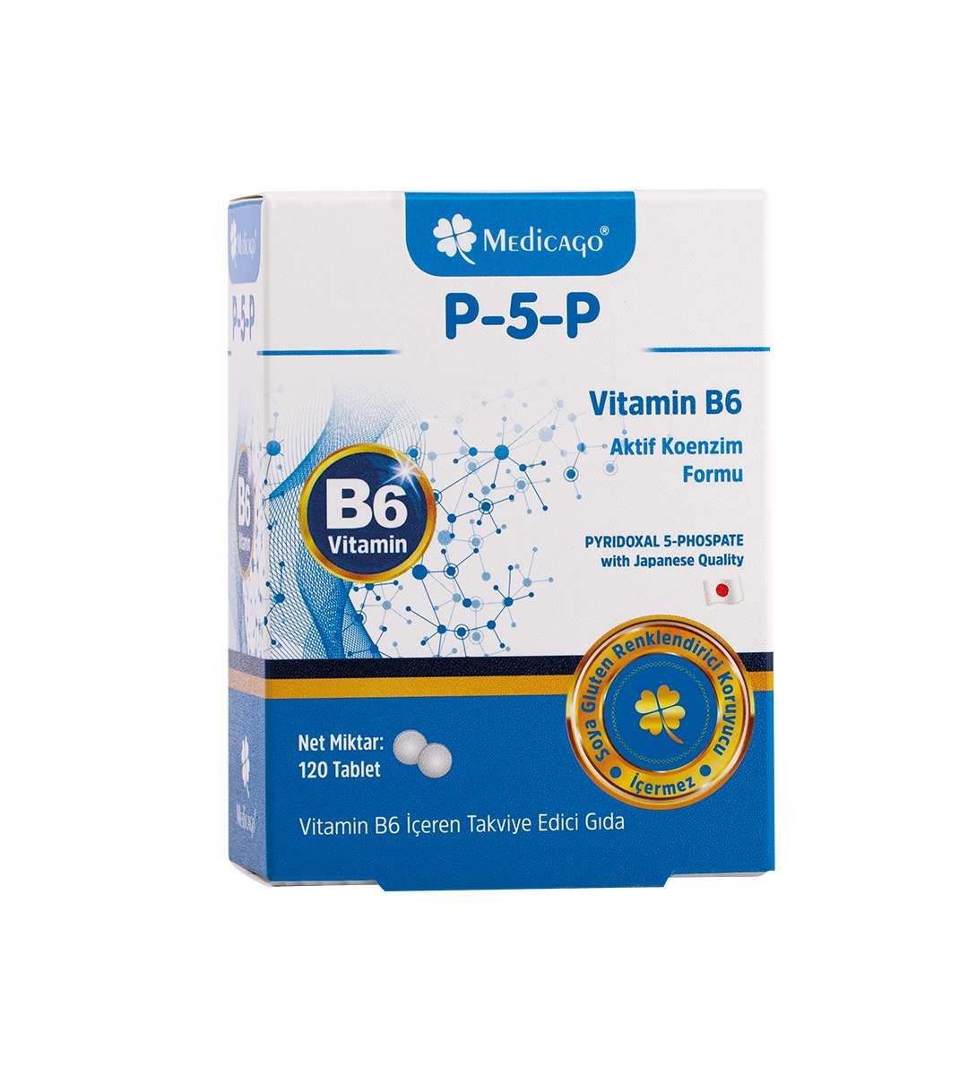 P-5-P Vitamin B6 10mg 120 Kapsül