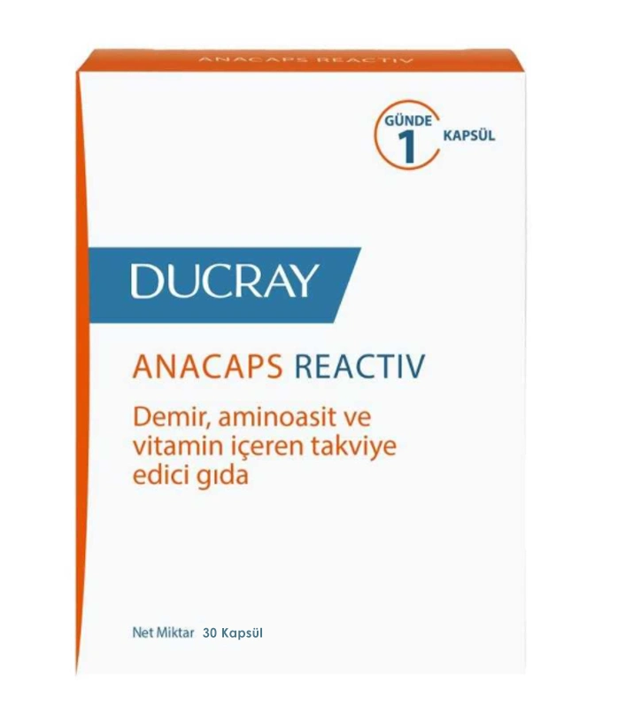 Ducray Anacaps Reactiv Takviye Edici Gıda 30 Kapsül