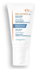 Ducray Melascreen Creme Legere Spf 50+ 40 ml (Yaşlanma ve Kırışıklık karşıtı güneş kremi yağlı ve karma ciltler 25-65 yas arası )