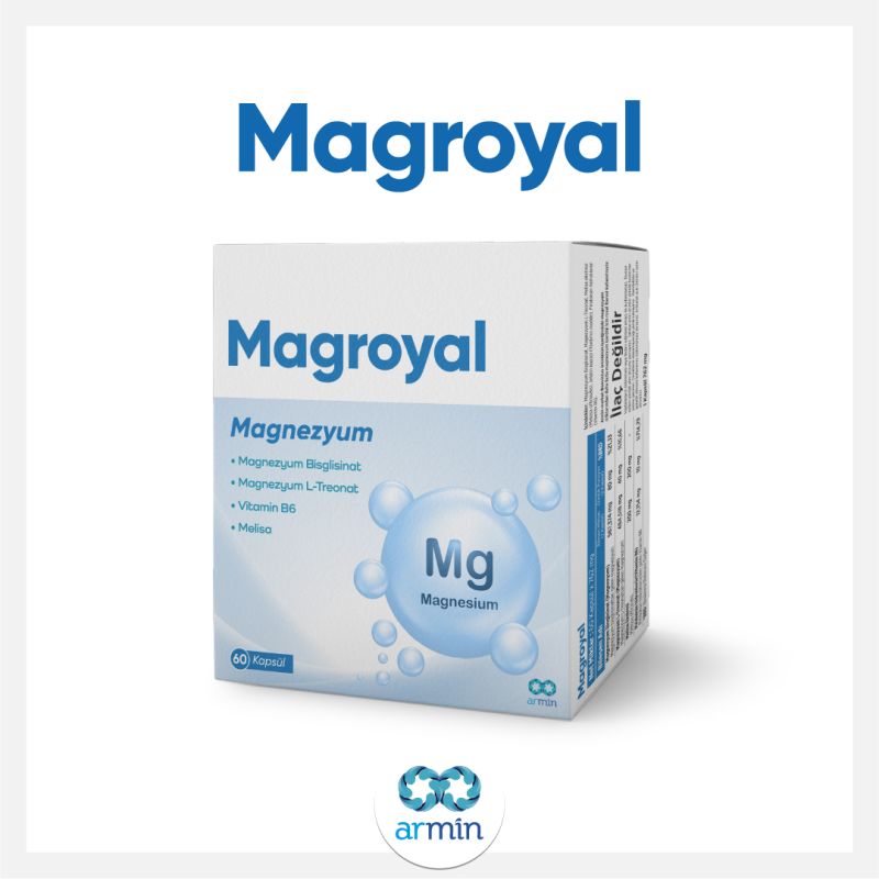 Magroyal Magnezyum 60 Kapsül