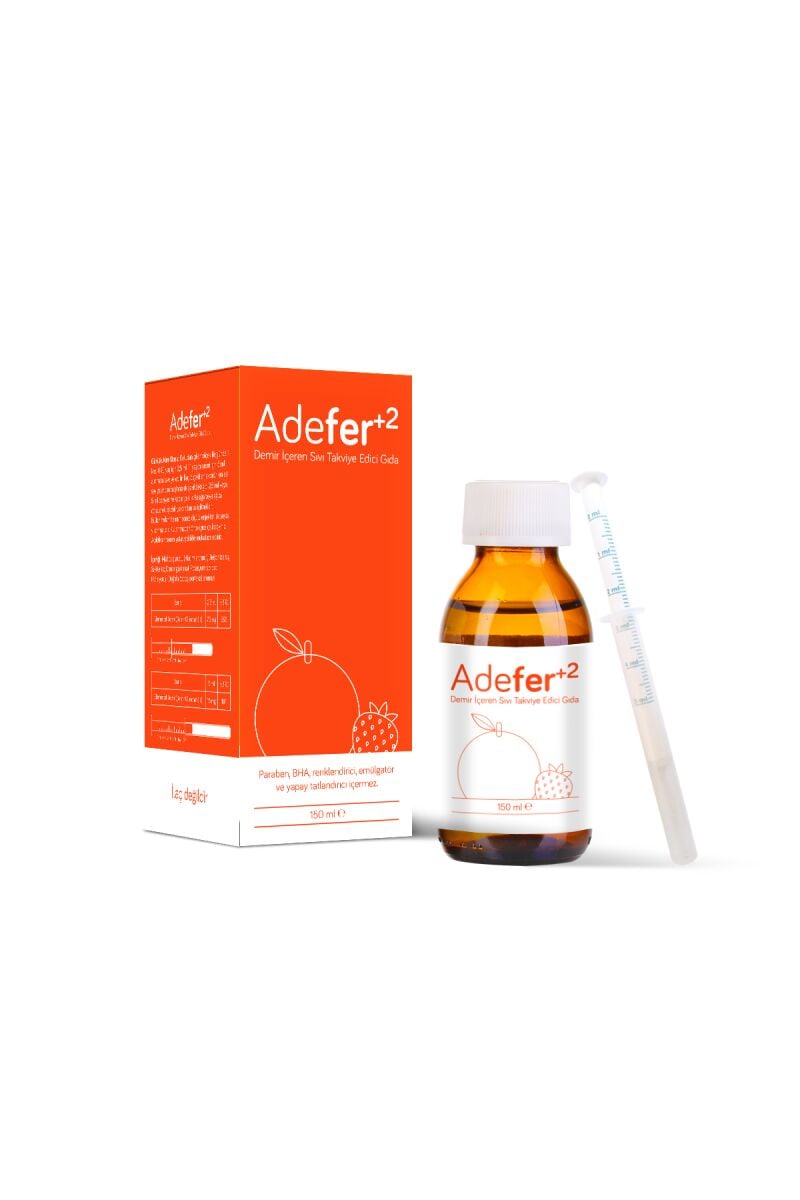 Adefer+2 Demir İçeren Takviye Edici Gıda 150ml