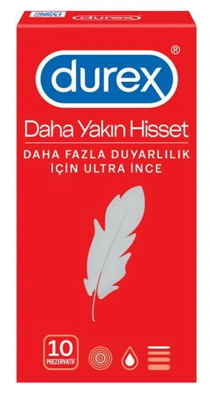 Durex Daha Yakın Hisset 10li Prezervatif