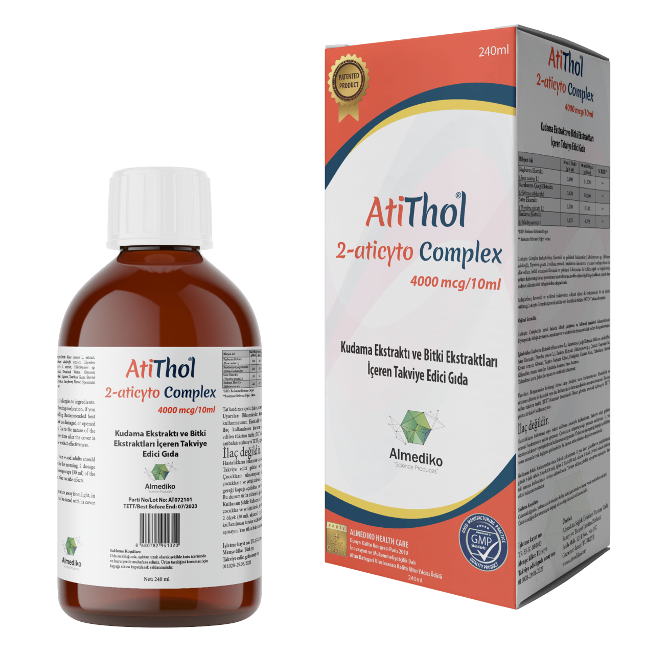 Atithol 2-Aticyto Complex Şurup 240 ml