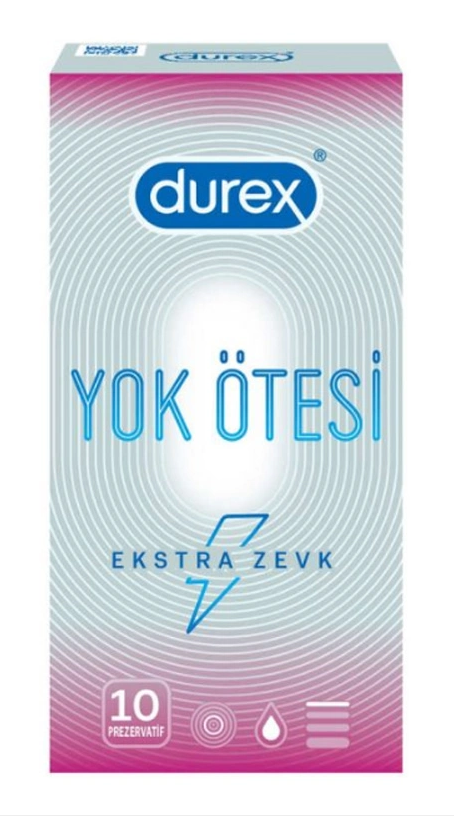 Durex Yok Ötesi Ekstra Zevk Prezervatif 10 Adet