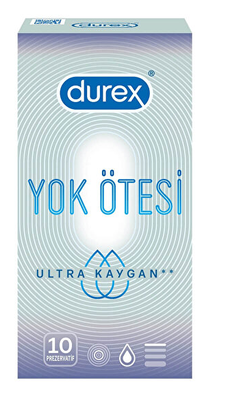 Durex Prezervatif Yok Ötesi Ultra Kaygan 10'lu