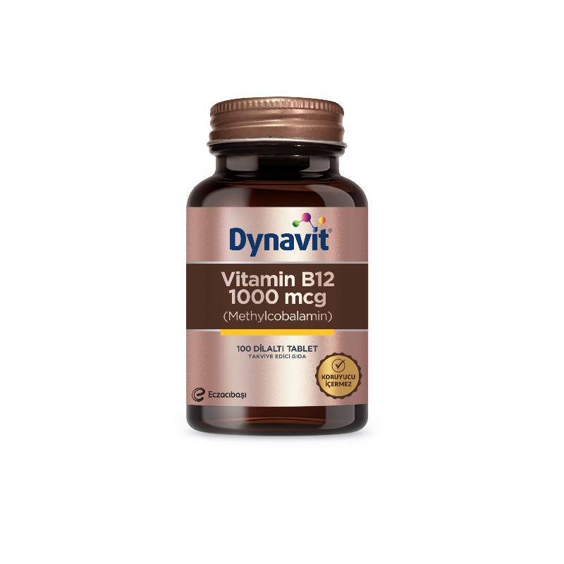 Dynavit Vitamin B12 1000 Mcg 100 Dilaltı Tablet