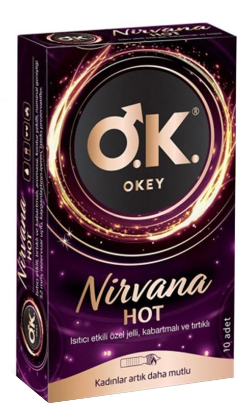 Okey Nirvana Hot Prezervatif 10 Adet