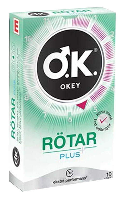 Okey Rötar Plus Prezervatif 10 Adet
