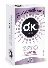 Okey Prezervatif Zero Extreme 20'li