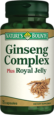 Nature's Bounty Ginseng Complex Plus Royal Jelly 75 kapsül