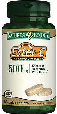 Nature's Bounty Ester C 500 mg 60 Tablet