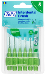 Tepe Arayüz Fırçası Blister 0.8 mm Yeşil 6'lı