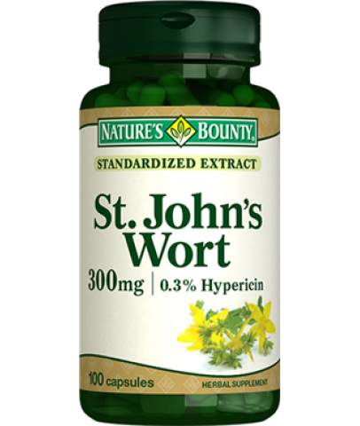 Nature's Bounty St. John's Wort 300 mg 100 Kapsül