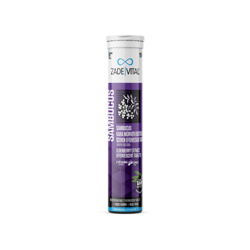 Zade Vital Sambucus Nigra Efervesan 20 Tablet