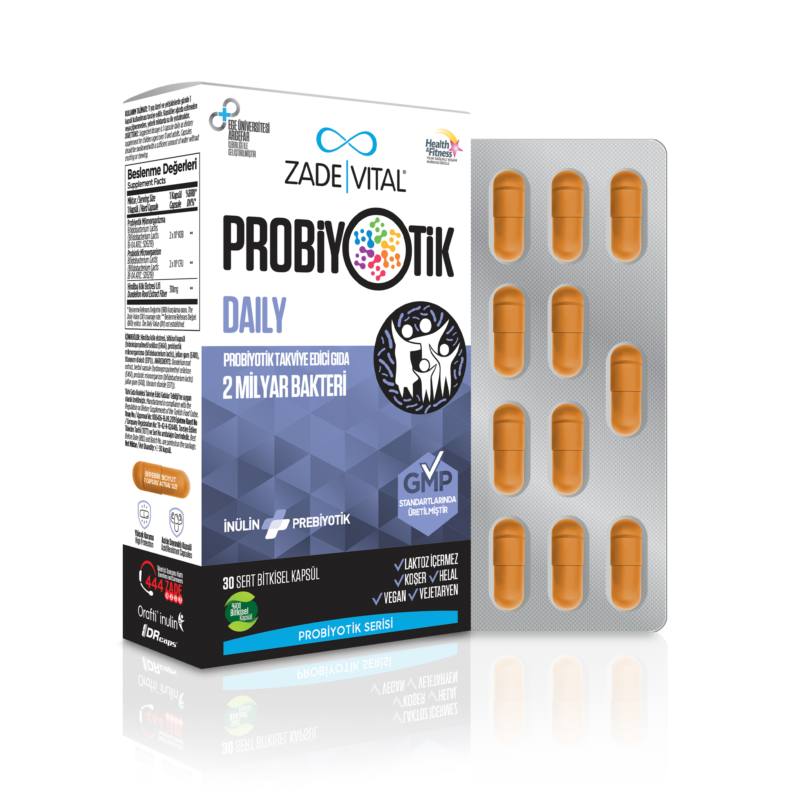 Zade Vital Probiyotik Daily 30 Bitkisel Kapsül