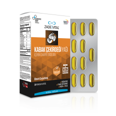Zade Vital Kabak Çekirdeği Yağı Blister 30 Bitkisel Kapsül