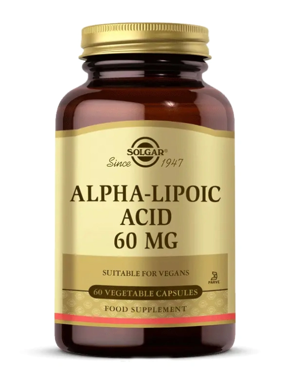 Solgar Alpha Lipoic Acid 60mg 60 Kapsül